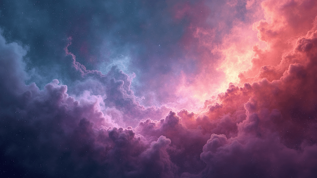 Healing energies and abstract light forms